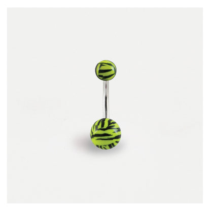 Zebra Print Belly Bar