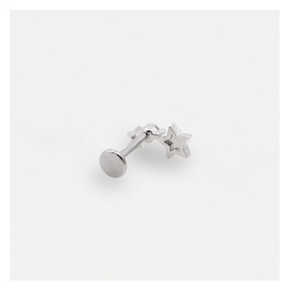 Steel Gypsy Star Labret - internally threaded