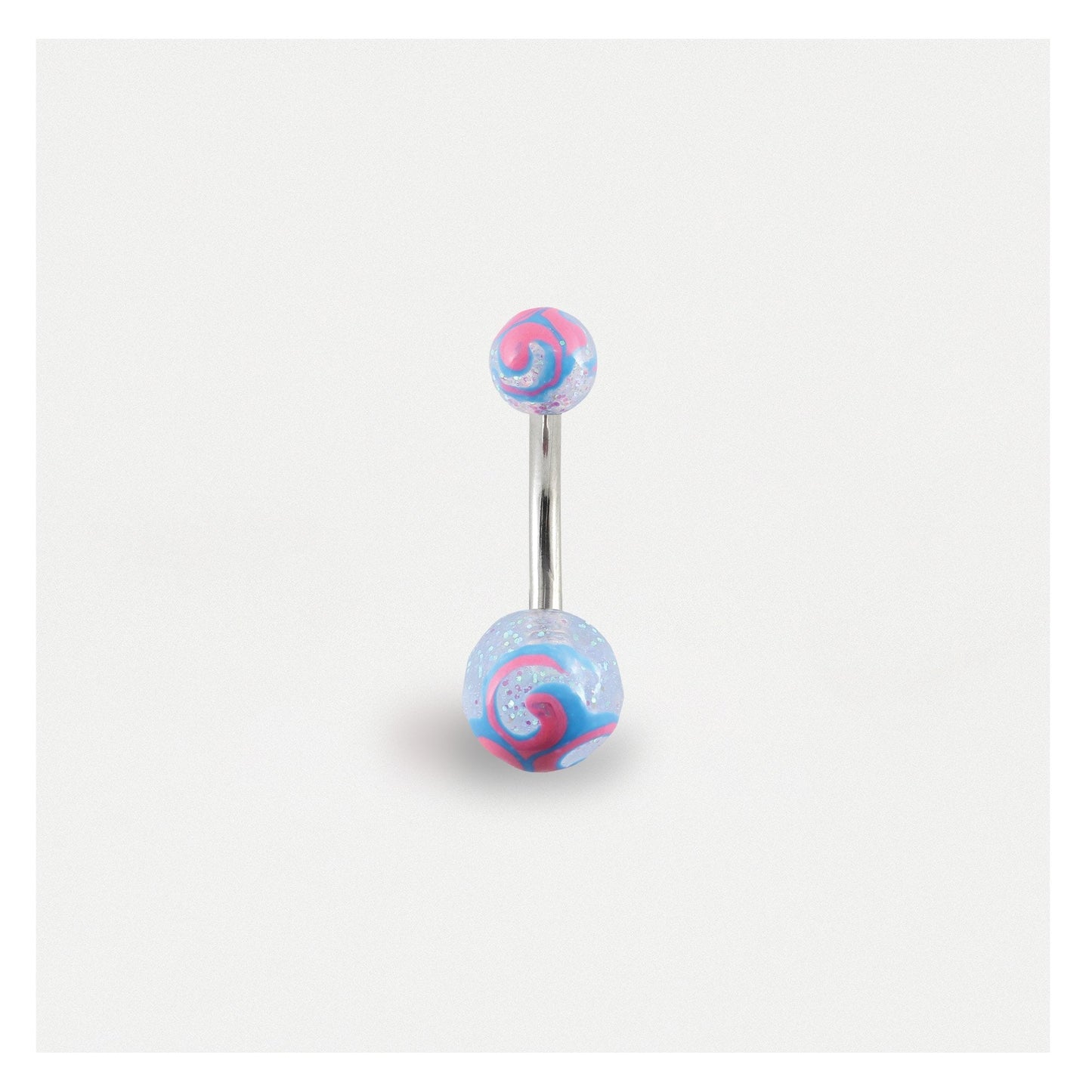 Painted Swirl Belly Bar
