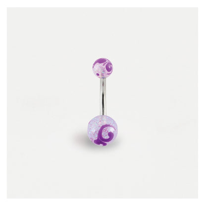 Painted Swirl Belly Bar