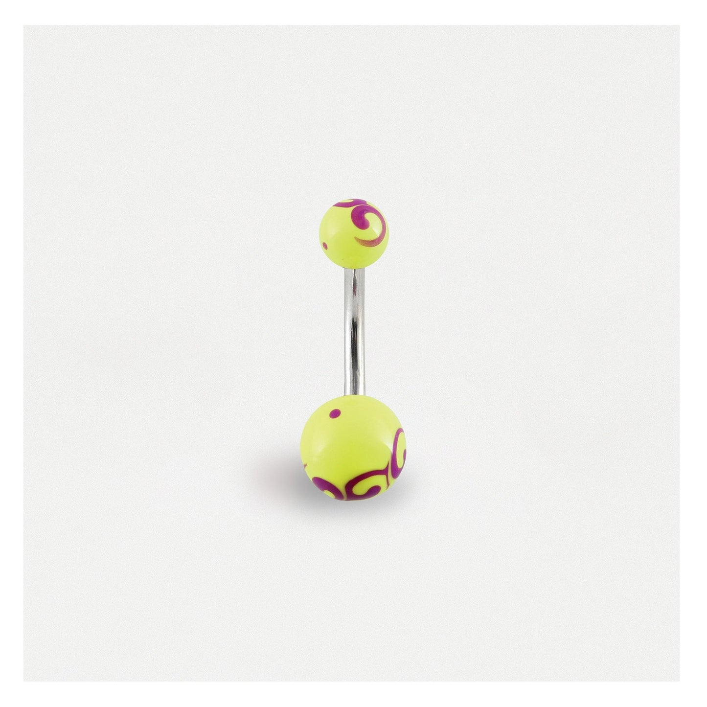 Painted Swirl Belly Bar