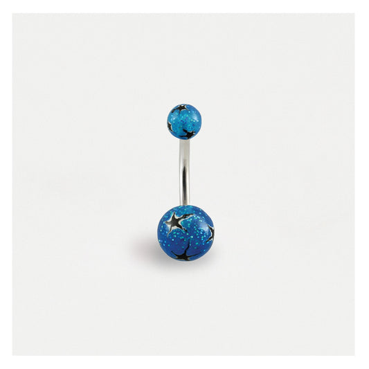 Glitter Stars Belly Bar