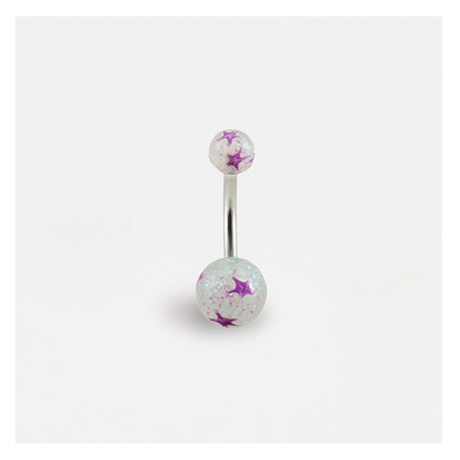 Glitter Stars Belly Bar