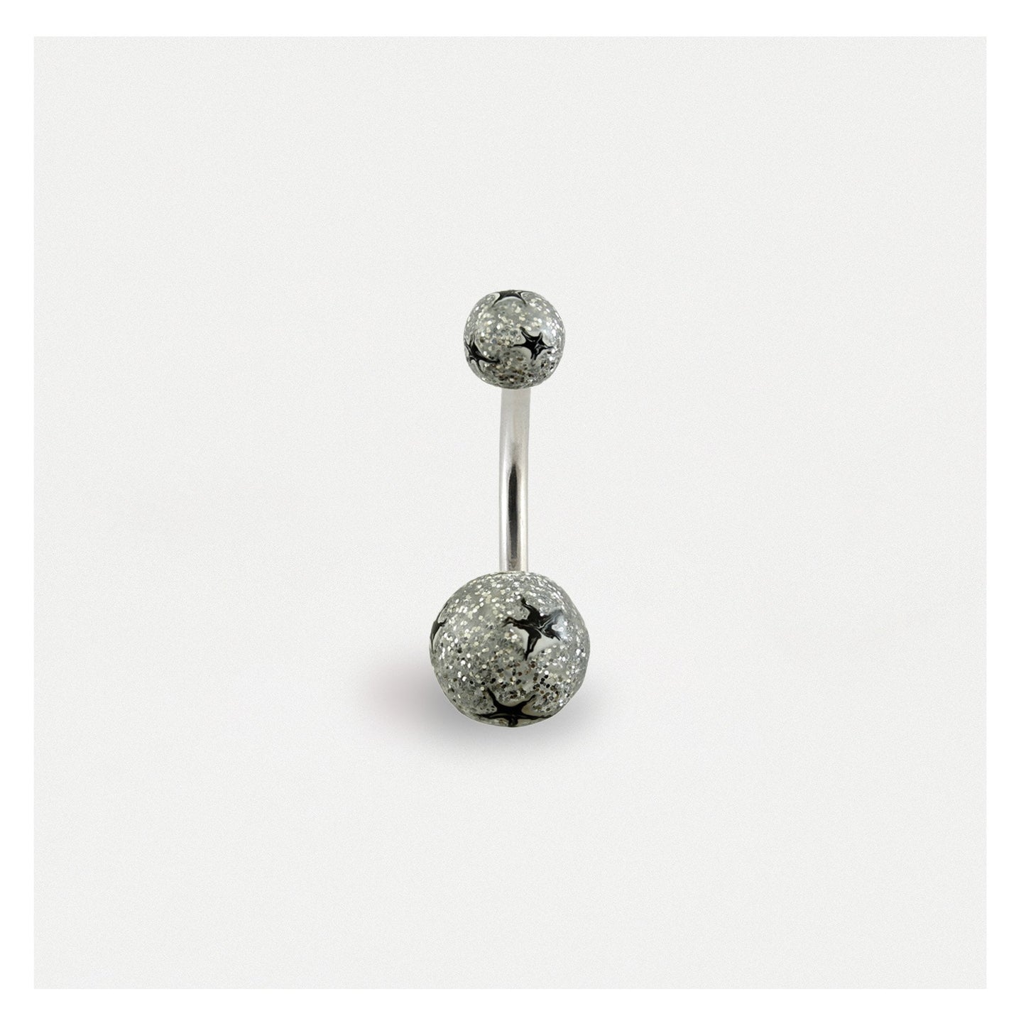 Glitter Stars Belly Bar