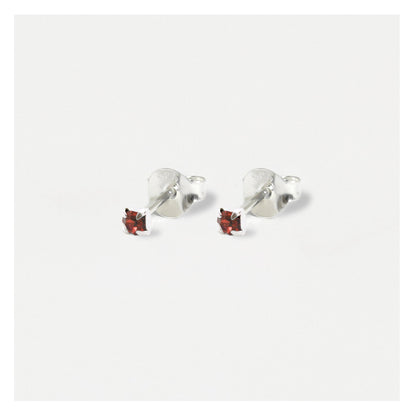 Silver Classic Round Ear Studs - 3mm