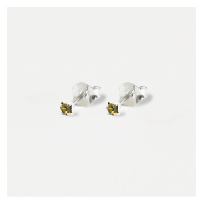 Silver Classic Round Ear Studs - 3mm