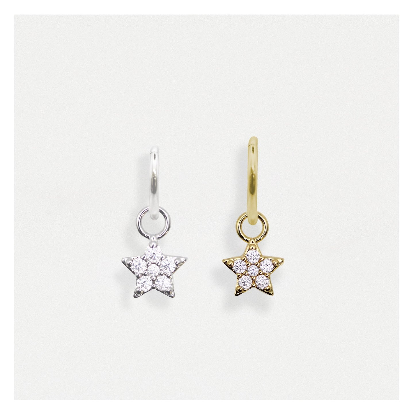 Steel Galaxy Gem Hinged Clicker - 1.2mm