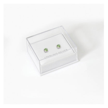 Boxed Silver Classic Round Ear Studs - 3mm