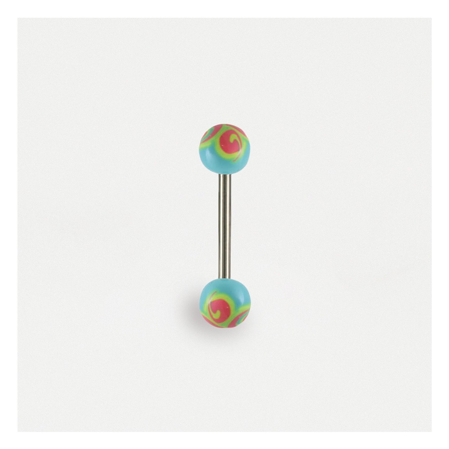 Swirly Acrylic Tongue Bar