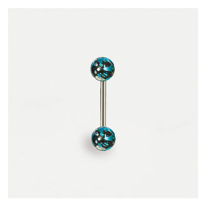Foil Effect Straight Barbell
