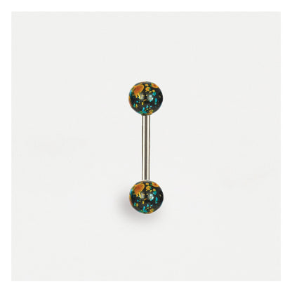 Foil Effect Straight Barbell
