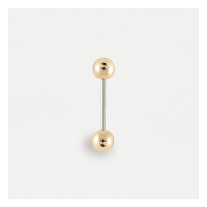 Metallic Effect Straight Barbell
