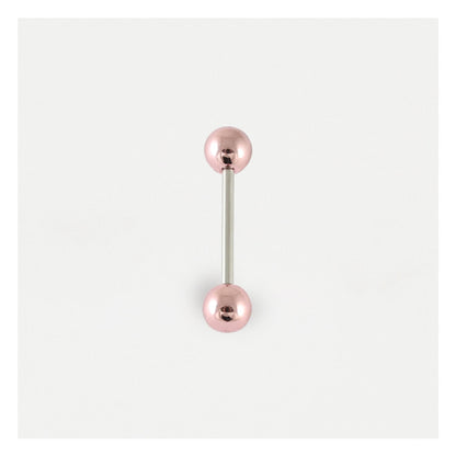 Metallic Effect Straight Barbell