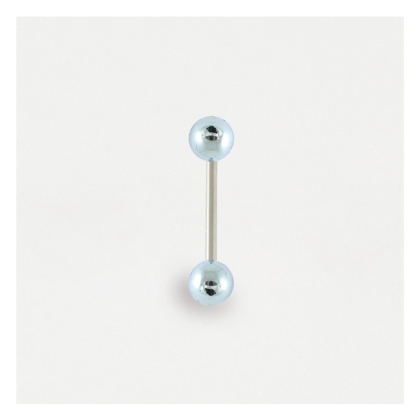 Metallic Effect Straight Barbell