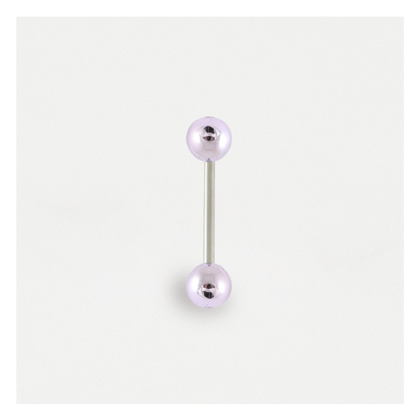 Metallic Effect Straight Barbell