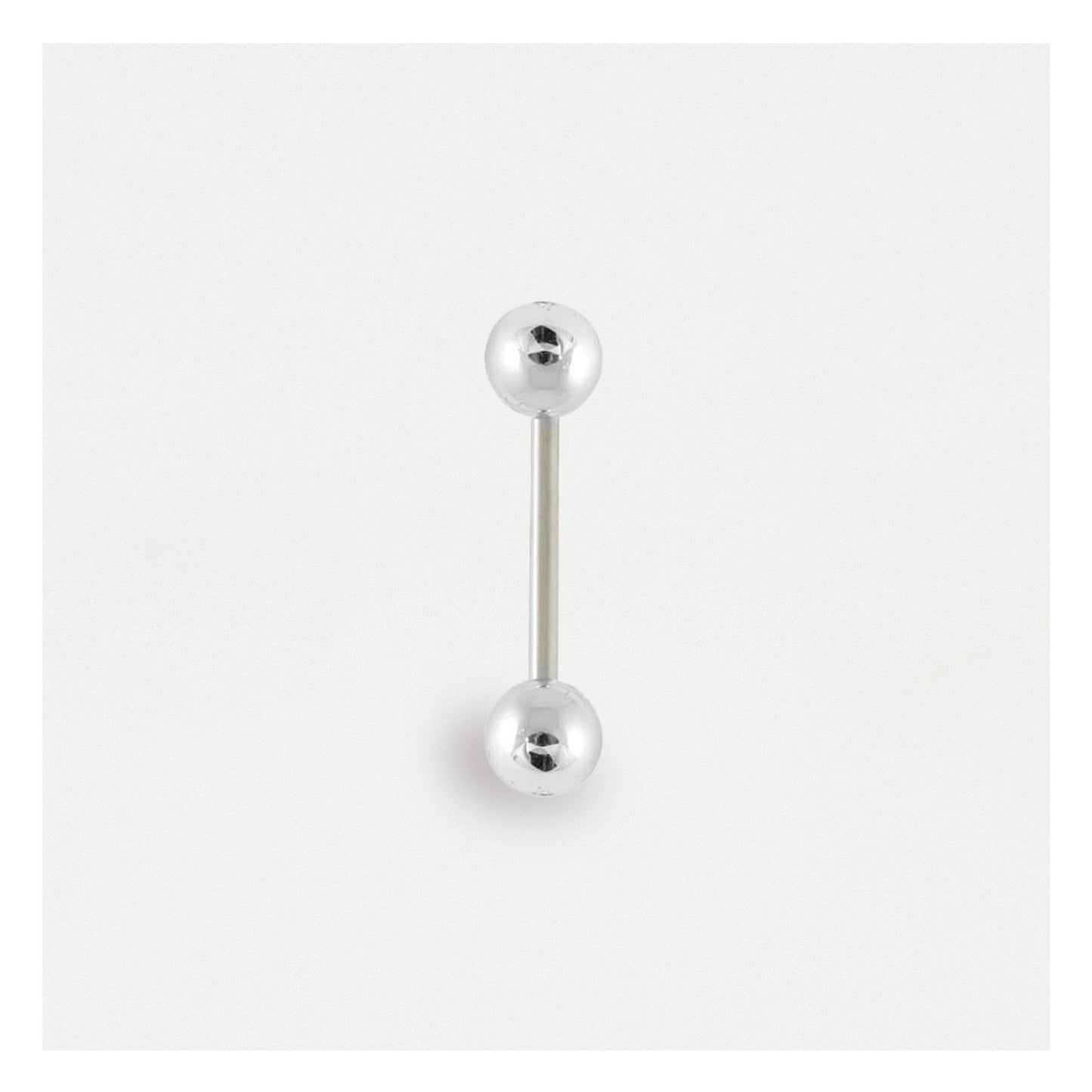 Metallic Effect Straight Barbell