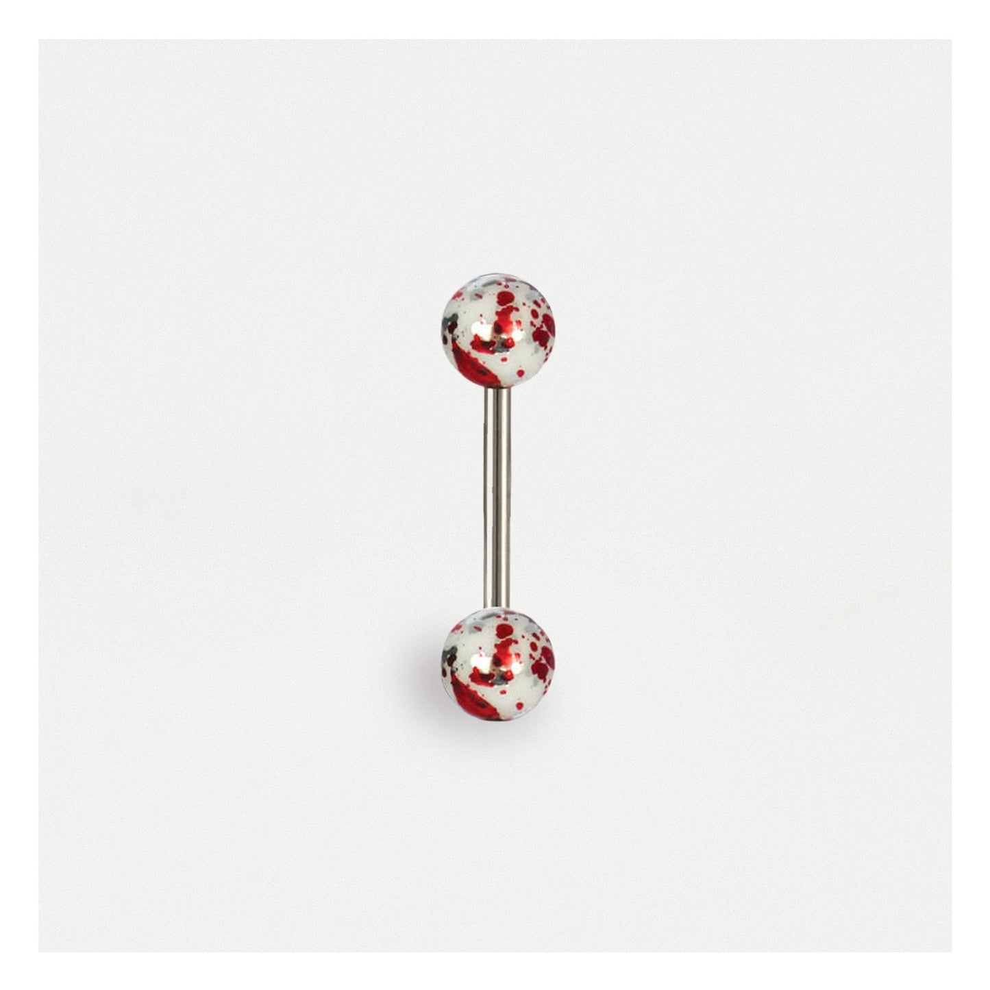 Foil Effect Straight Barbell