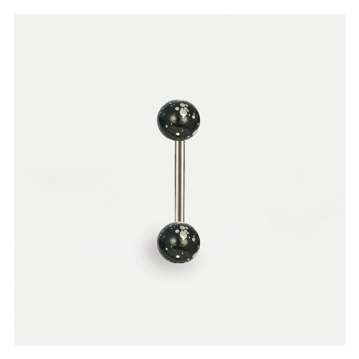 Foil Effect Straight Barbell