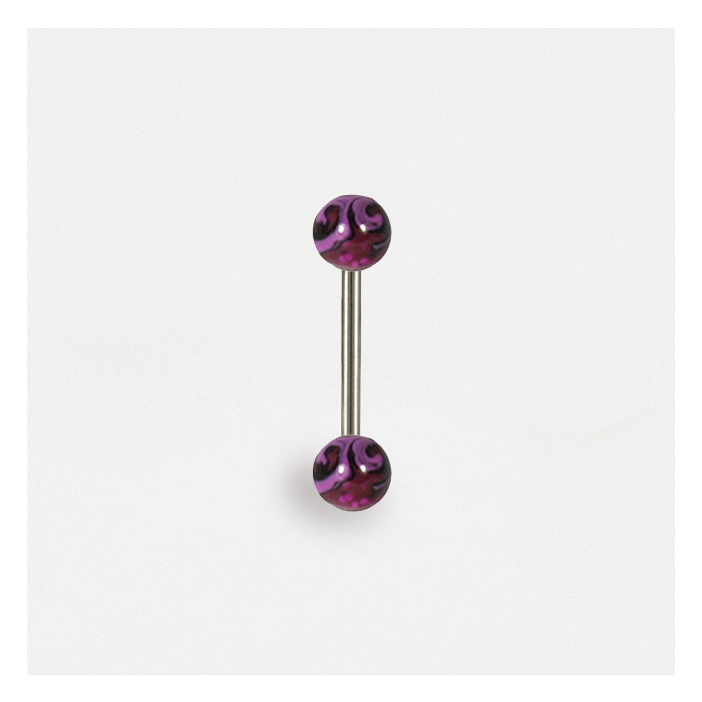 Glitter Swirl Straight Barbell