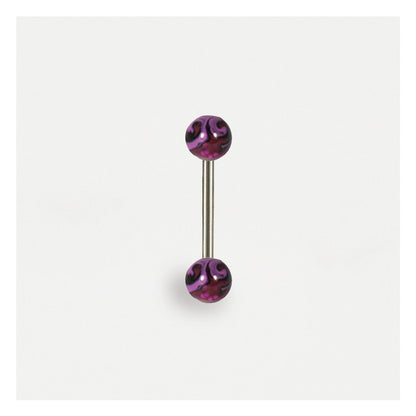 Glitter Swirl Straight Barbell