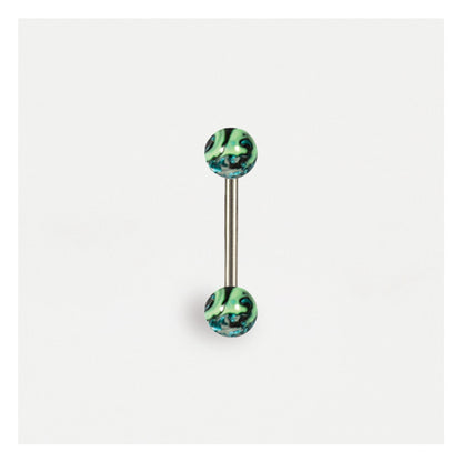 Glitter Swirl Straight Barbell