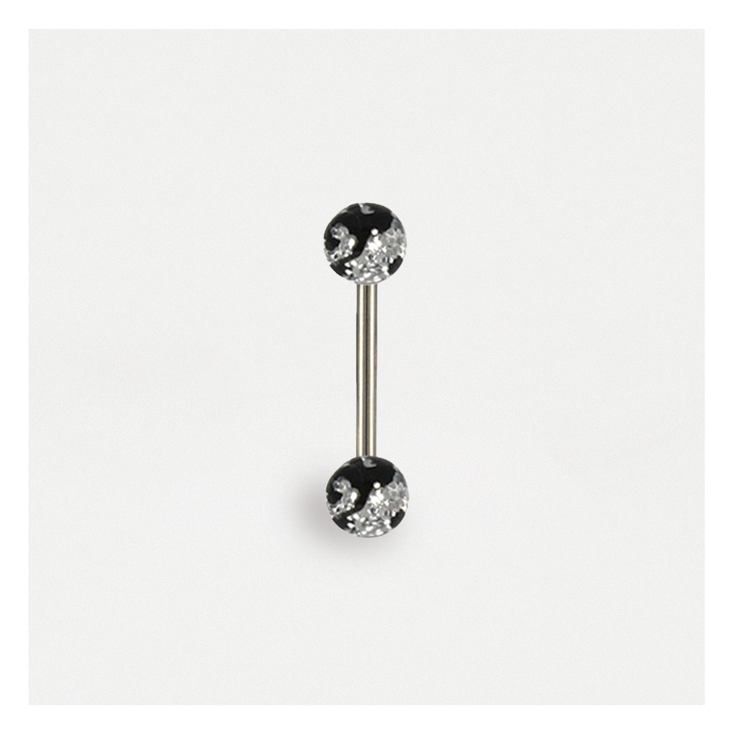 Glitter Swirl Straight Barbell