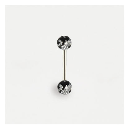 Glitter Swirl Straight Barbell