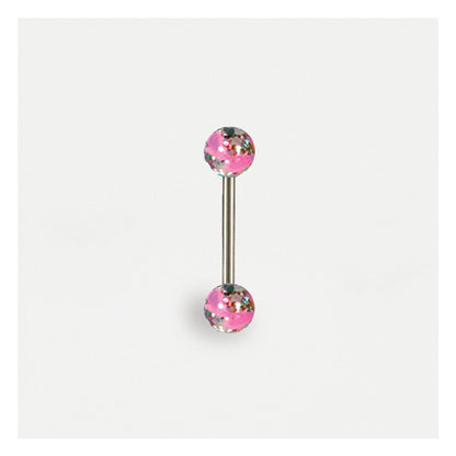 Glitter Swirl Straight Barbell