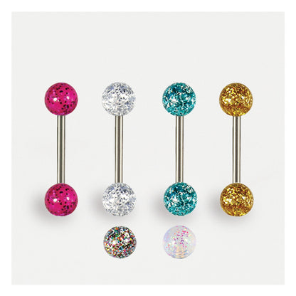 Glitter Straight Barbell