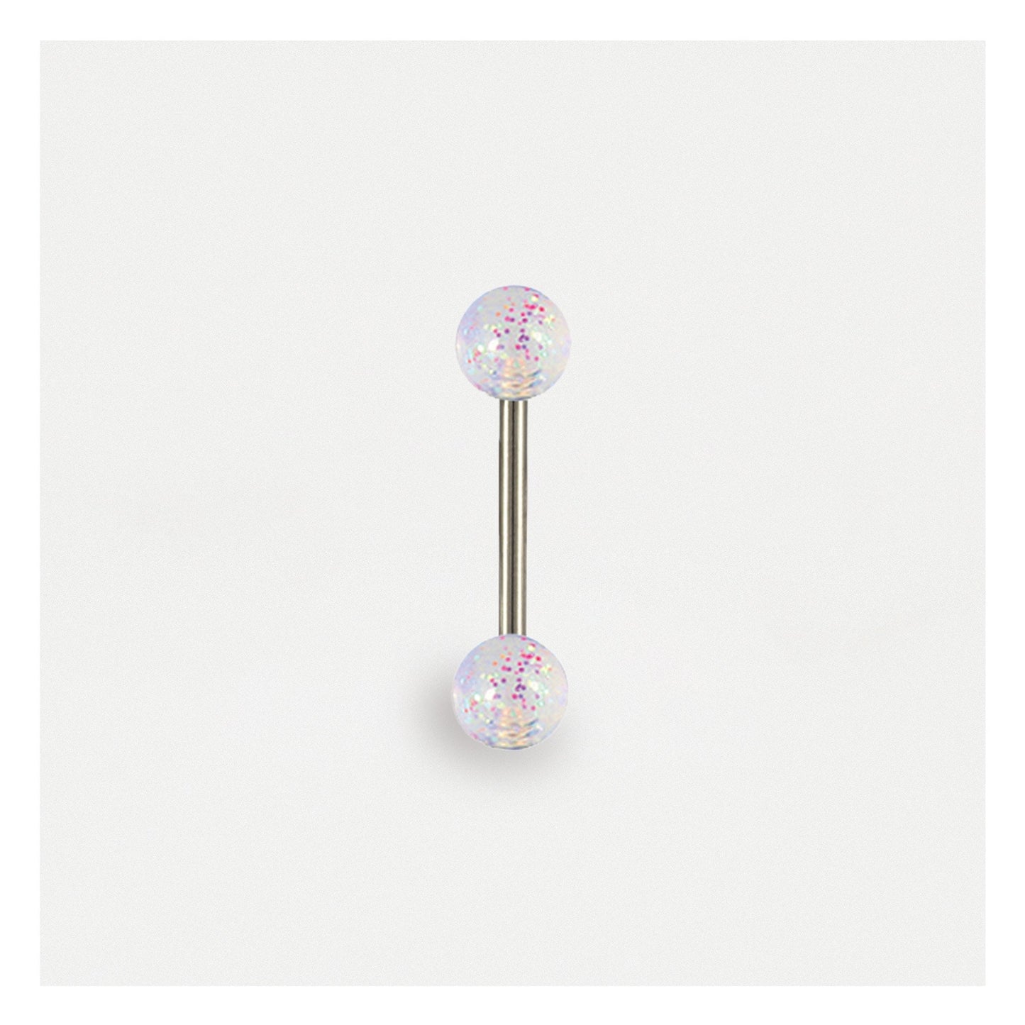 Glitter Straight Barbell