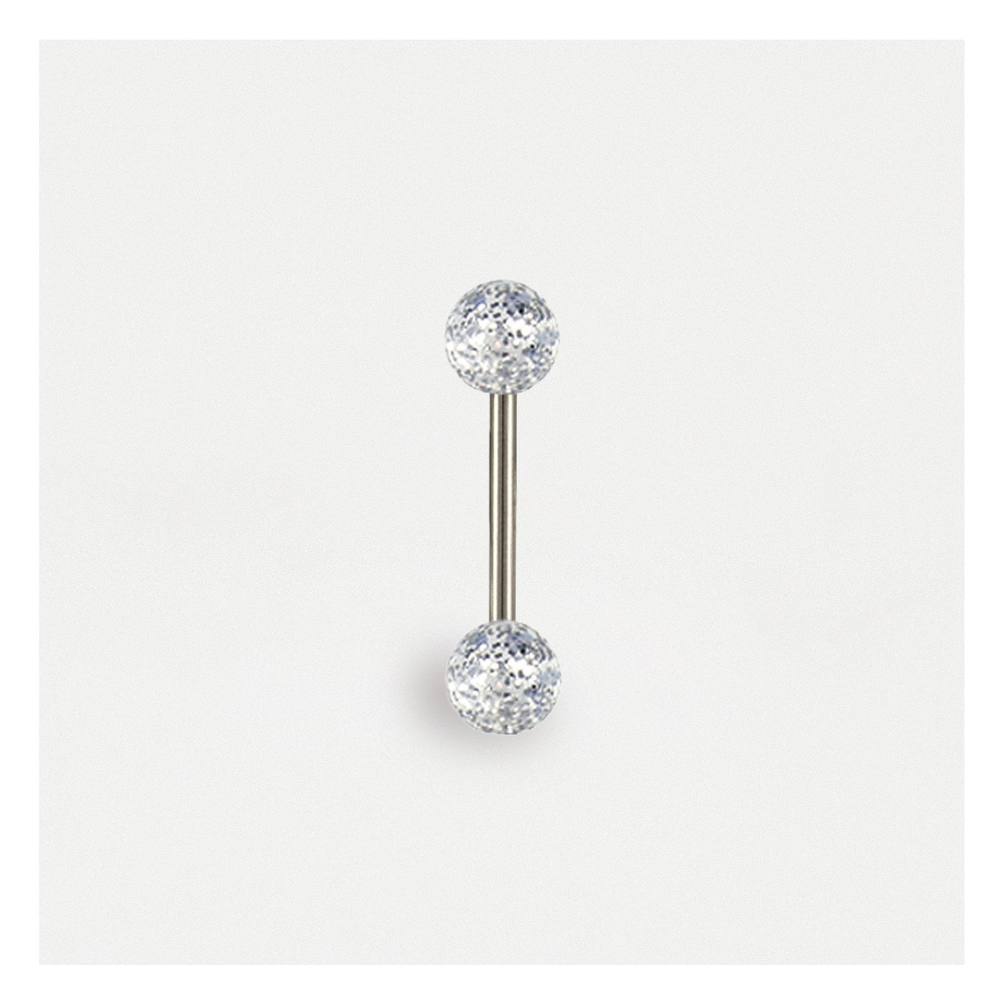Glitter Straight Barbell