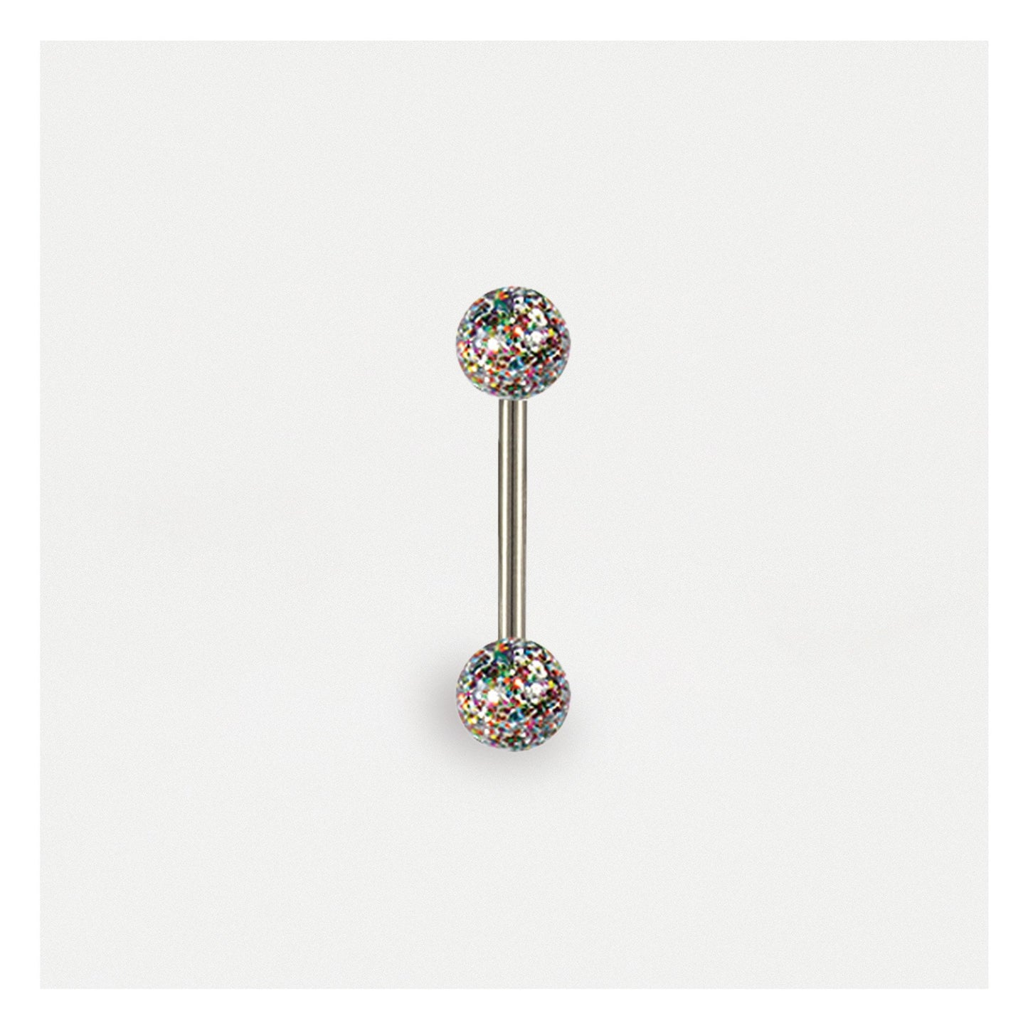 Glitter Straight Barbell