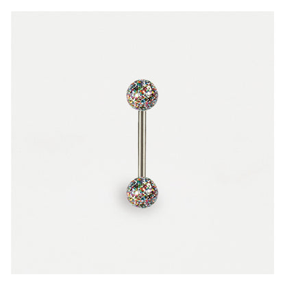 Glitter Straight Barbell