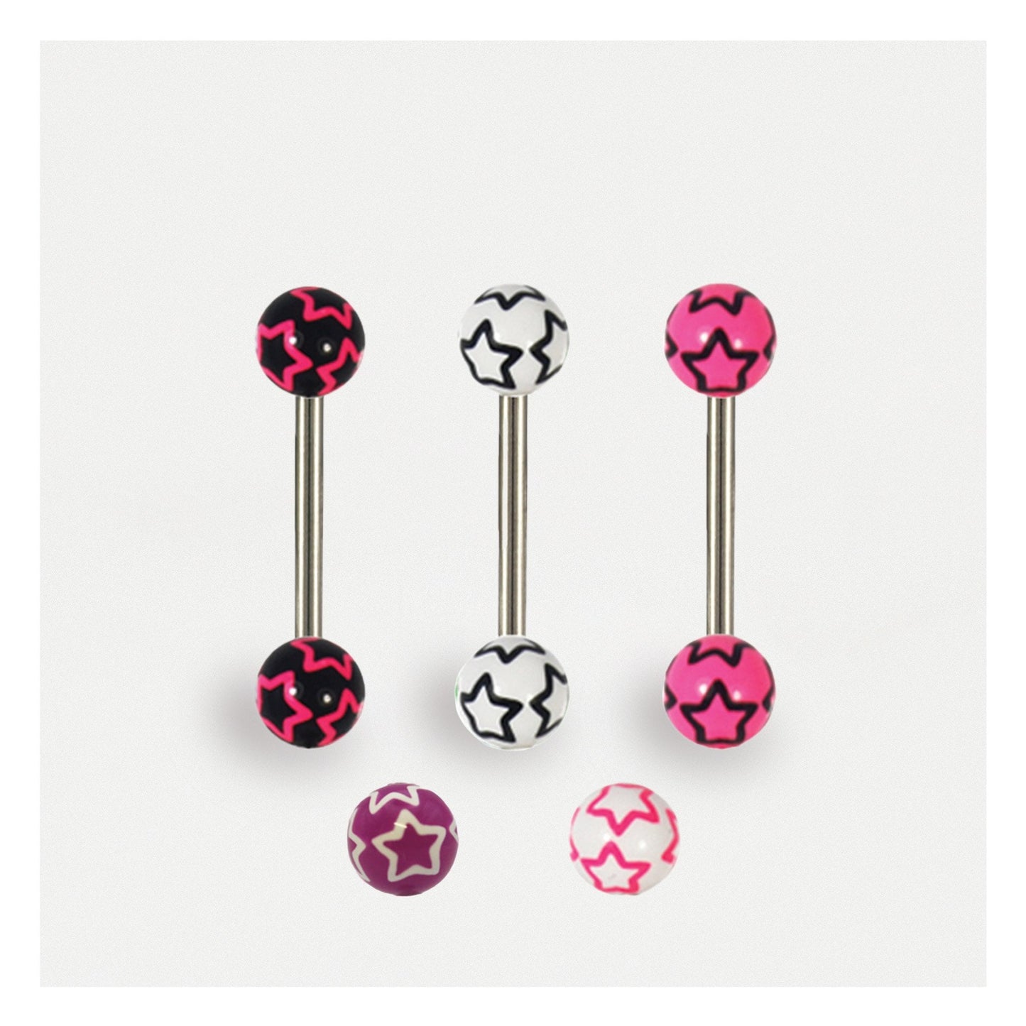 Star Spangled Straight Barbell
