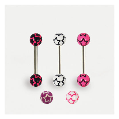 Star Spangled Straight Barbell