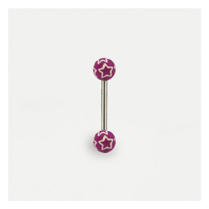 Star Spangled Straight Barbell