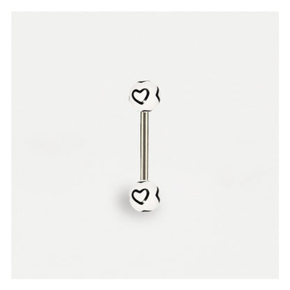 Hearts Straight Barbell
