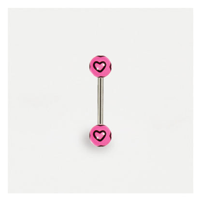 Hearts Straight Barbell