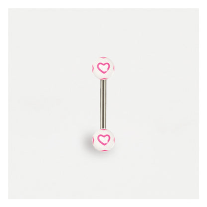 Hearts Straight Barbell