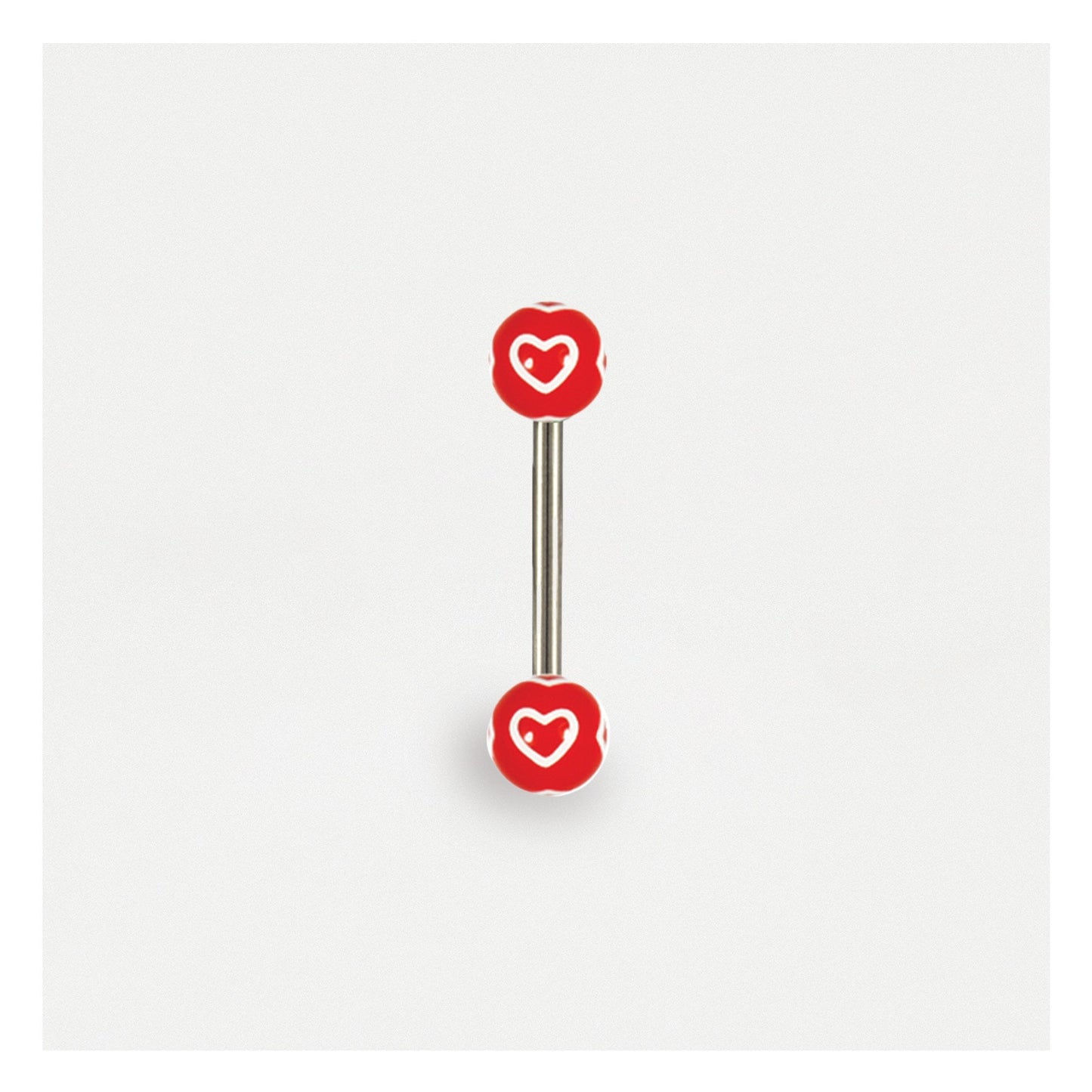Hearts Straight Barbell