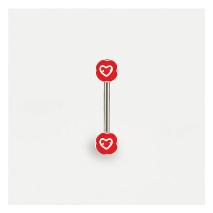 Hearts Straight Barbell