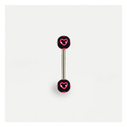 Hearts Straight Barbell