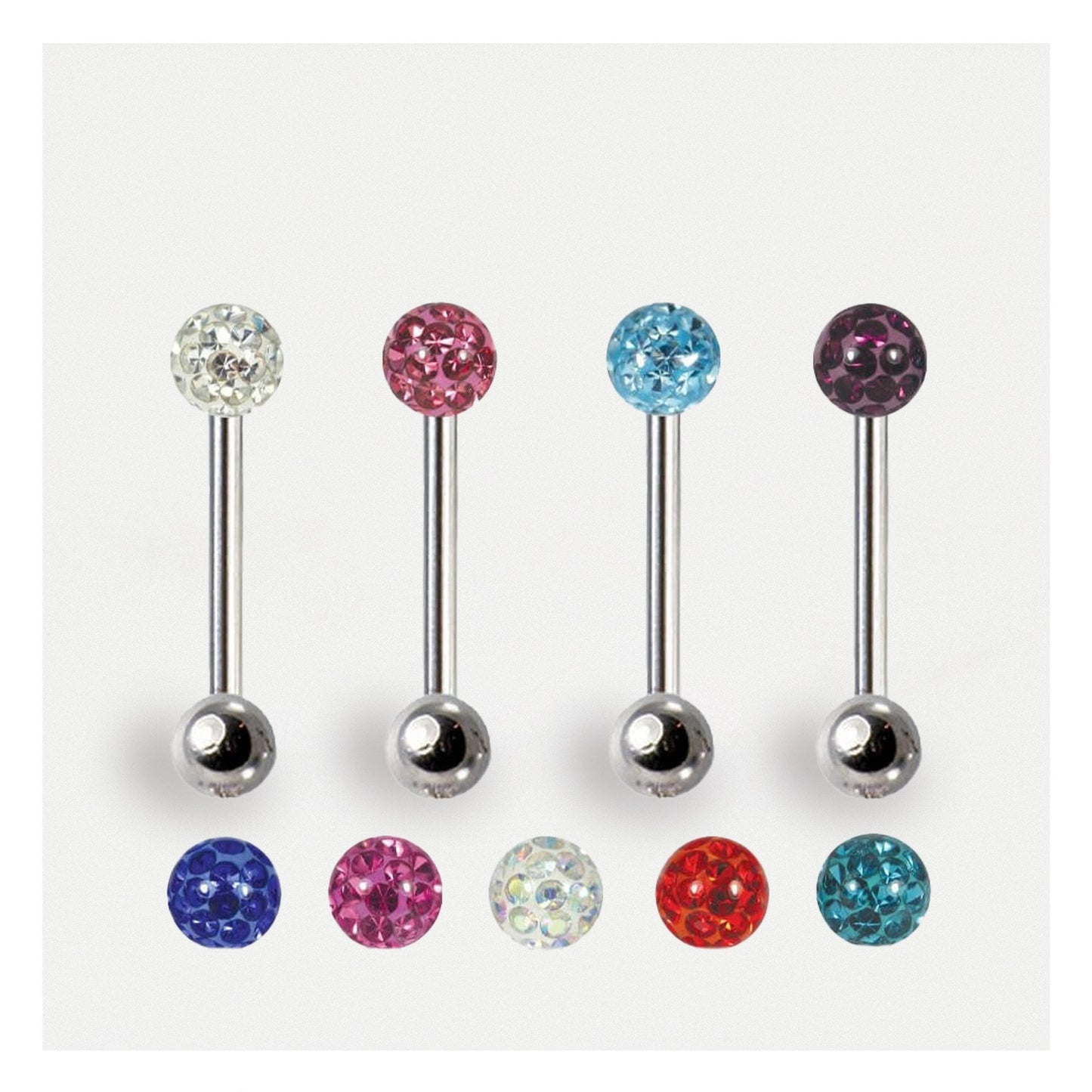 Steel Disco Straight Barbell