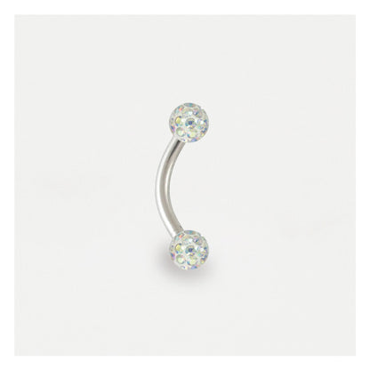 Steel Disco Curved Barbell - 1.2mm