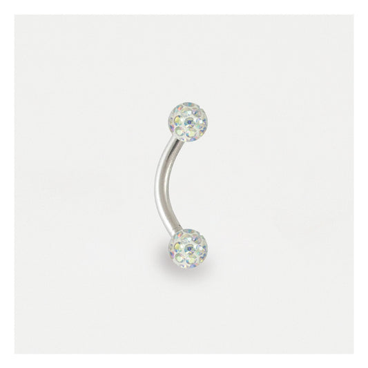 Steel Disco Curved Barbell - 1.2mm