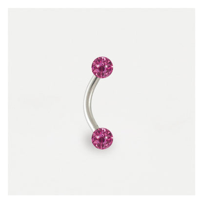Steel Disco Curved Barbell - 1.2mm