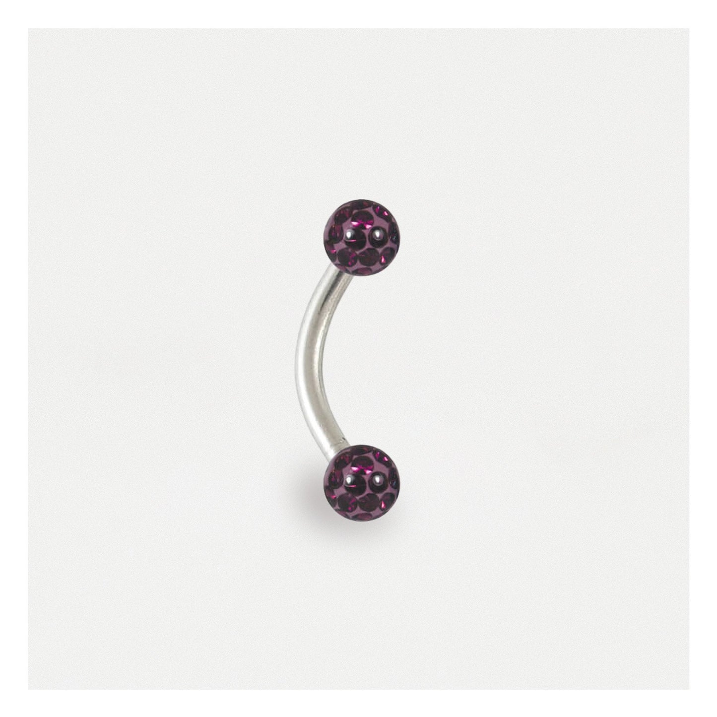 Steel Disco Curved Barbell - 1.2mm