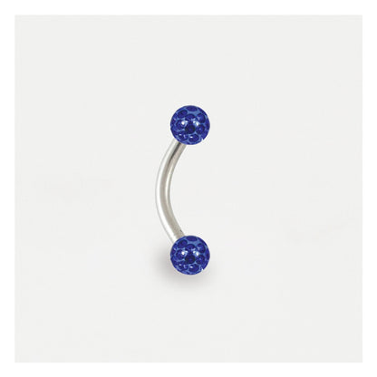Steel Disco Curved Barbell - 1.2mm