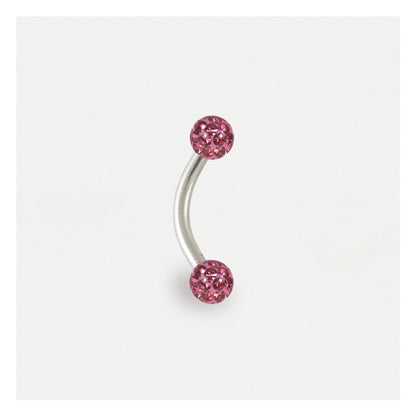 Steel Disco Curved Barbell - 1.2mm