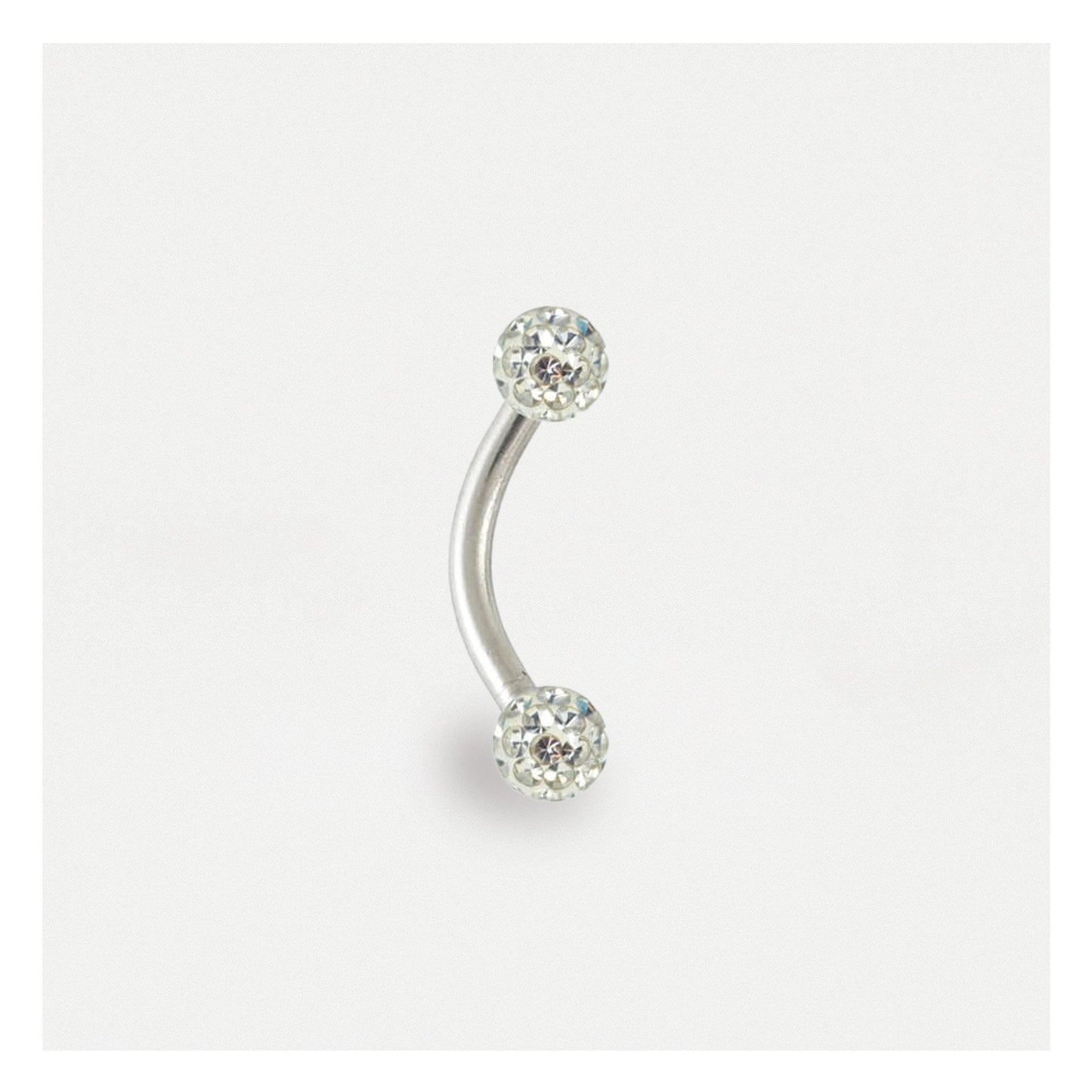 Steel Disco Curved Barbell - 1.2mm